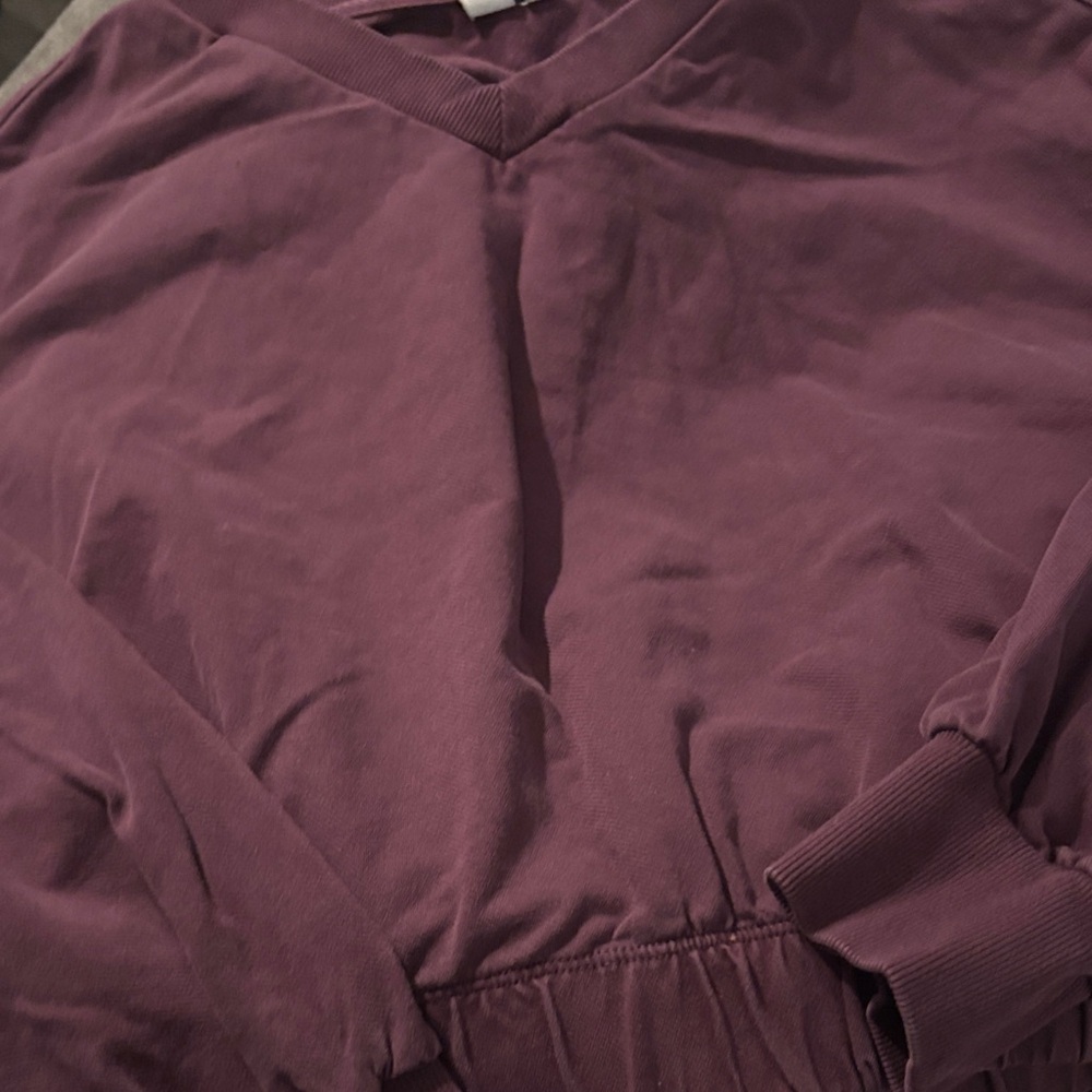 Zella Women's V-Neck Sweater - Plum